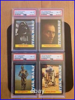 1977 Star Wars Wonder Bread Complete Set (1-16) ALL CARDS GRADED PSA 8