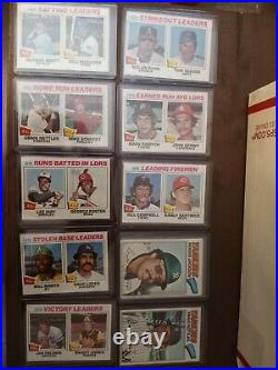 1977 Topps Complete Set (660) ALL IN TOPLOADERS Loaded HOFers, RCs! Nice