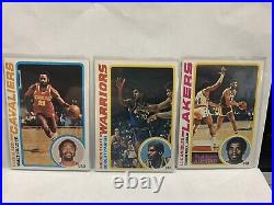 1978-79 Topps Basketball Set 1-132 All in EX-NM Condition