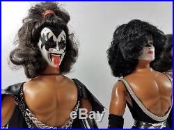 1978 Mego Kiss 12 Doll Set Gene Paul Peter Ace Original Complete All 4 Nice