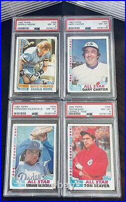 1982 Topps Baseball Psa Complete Your Registry Set Card Lot Of 30 All Psa 8