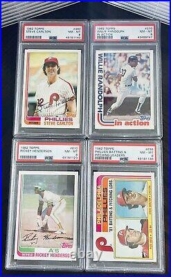 1982 Topps Baseball Psa Complete Your Registry Set Card Lot Of 30 All Psa 8