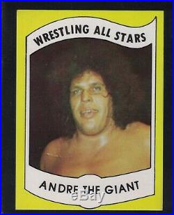 1982 WWF WWE Wrestling All Stars Card ANDRE THE GIANT rookie from cello pack