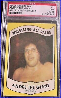 1982 Wrestling All Stars Andre the Giant Rookie #1 PSA 3 WWE WWF WrestleMania