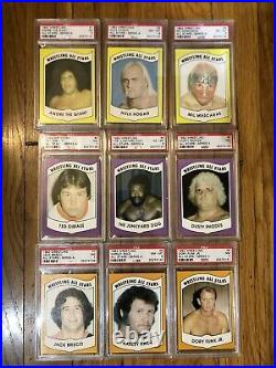1982 Wrestling All Stars Series A+B Full Set All PSA Graded Hulk Hogan Rc PSA 8
