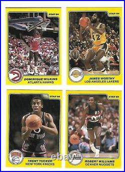 1983 Star All Rookie Team Complete 10 Card Set! Includes Dominique Wilkins Rc