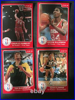 1985-86 STAR All-Rookie Team Michael Jordan RC BGS 9 with 9.5 (COMPLETE SET)