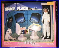 1985 SPACE Place Barbie Fashion Doll Play Set & Box Arco, Star Trek Style Jestoy