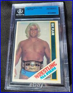 1985 Wrestling All Stars Ric Flair BGS Authentic #2 In The Set The Nature Boy