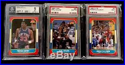 1986-87 Fleer Basketball Almost Complete Set 131/132 ALL GRADED PSA/BGS 9 Mint