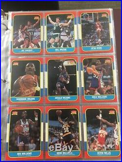 1986-87 Fleer Basketball Complete 132 card set All stickers Michael Jordan PSA 4