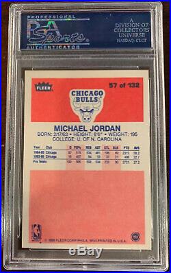 1986 Fleer Basketball 132 Card Set All Psa 8 Nq Michael Jordan #57 Rookie