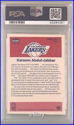 1986 Fleer Basketball Complete Sticker Set All Graded PSA 8 Includes Jordan