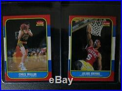 1986 Fleer Basketball Partial Set 127/132 Mint-all Sharp! Excellent