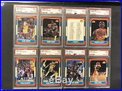 1986 Fleer Basketball Set (1-132) ALL CARDS PSA 9! No Qualifiers! JORDAN RC