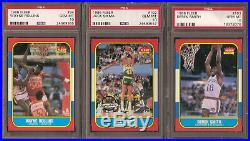 1986 Fleer Basketball Set Starter 30 Different Cards All Psa 10 Gem Mint