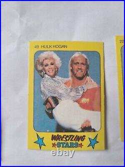 1986 Monty Gum Wrestling All Stars (74 Cards) NOT A FULL SET