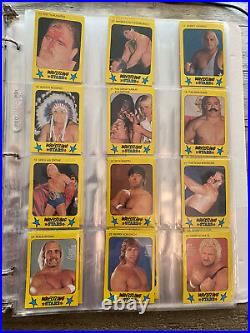1986 Monty Gum Wrestling All Stars Complete Set of 100 Hogan Flair Savage WWF