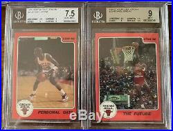 1986 Star Michael Jordan 10 Card Complete Set All Graded BGS! Nice Clean Set