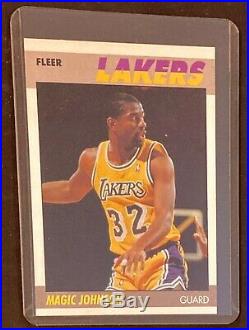 1987-88 Fleer basketball lot of 84/132 cards all different starter set Near Mint
