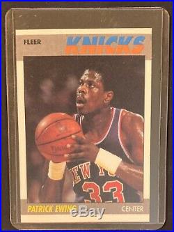 1987-88 Fleer basketball lot of 84/132 cards all different starter set Near Mint