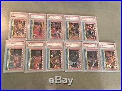 1987 Fleer Basketball Complete Set PSA 9 Michael Jordan 132/132 All Star NQ