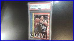 1987 fleer basketball complete set and all 11 stickers graded psa8
