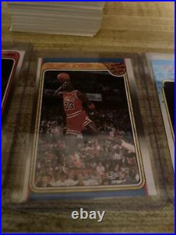 1988 Fleer Basketball Complete Set 132 Cards + Checklist And All 11 Stickers
