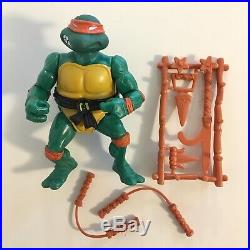 1988 TMNT Soft Head Ninja Turtles Set Lot All Four 4 Original Figures COMPLETE
