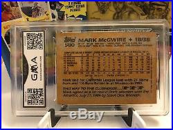 1988 Topps Mark McGwire #580 All-Star Rookie GMA 8.5 NM-MT+