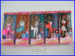 1989 Barbie And The All Stars Complete Set Barbie Ken Teresa Midge Christie New