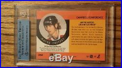 1990-91 Wayne Gretzky Pro Set Auto Autographed Beckett JSA #340 Encased All Star