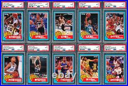 1990 Fleer Rookie Sensations 10 Card Set ALL PSA 9 David Robinson Hardaway