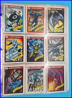 1990 Impel Marvel Universe Series 1 Trading Cards Full Set with ALL Holograms