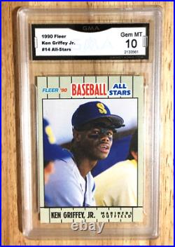 1990 Ken Griffey Jr All-star Gma 10 Gem Factory Set Card Scarce