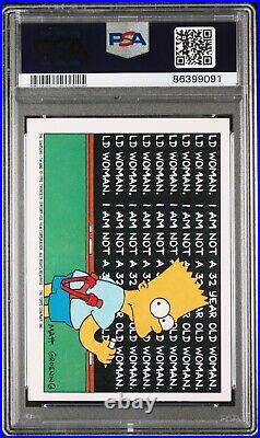 1990 topps the simpsons #18 all american family RC sticker PSA 10 GEM MINT Icon