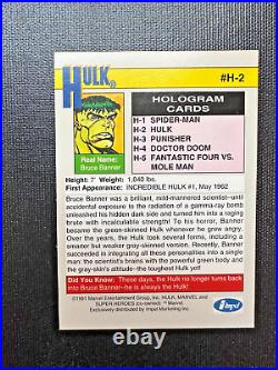 1991 Impel MARVEL UNIVERSE Series 2 Trading Cards COMPLETE SET with ALL HOLOGRAMS