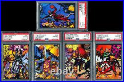 1992 Upper Deck Fanimation 5-Card Set Michael Jordan Larry Bird + ALL PSA 10