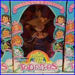1993 The Wizard of Oz Toddlers Collector's Edition Complete Set of 6 NEW IN BOX