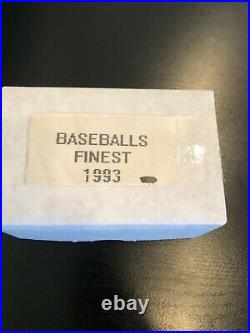 1993 Topps Finest Baseball Complete Set #1-199 Griffey Ryan Bonds ALL SLEEVED
