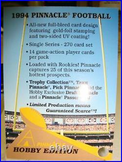 1994 Pinnacle F. B. Master Set Base, Trophy, All Inserts & Dufex Sets SEE INFO