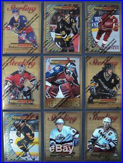 1995-96 Topps Finest Complete Set Includes All Gold, Silver And Bronze Cards