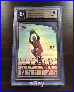 1997-98 Upper Deck UD3 MJ3 Michael Jordan Die Cut Complete Set BGS 9.5 All