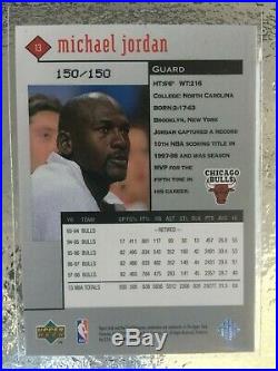 1998-99 Michael Jordan Black Diamond Quadruple Diamond COMPLETE SET ALL #/150