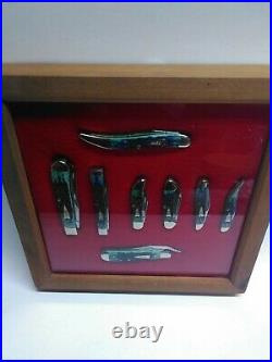 2001 Complete CaseXX Kentucky Bluegrass Knife Set WithAll Boxes Inside A Handmade
