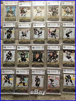 2005-06 SIDNEY CROSBY Rookie PHENOMENAL BEGINNINGS Set ALL BCCG MINT 10