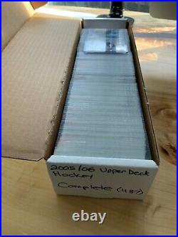 2005-06 Upper Deck Hockey Complete Set (487) NM-MT, Includes All Young Guns