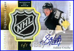 2007-08 Ud The Cup Sidney Crosby Auto All Star Royalty, One Time Set, 1/1