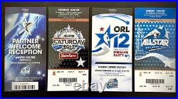 2012 NBA ALL STAR GAME Saturday Night Tickets set Orlando RARE Original MVP