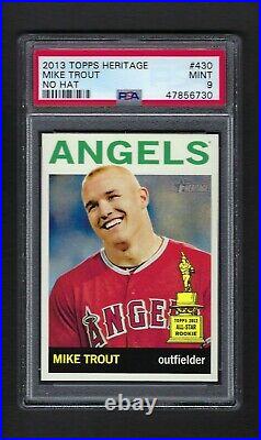2013 Complete Topps HERITAGE SET (500) Cards All (75) SPs PSA9 Trout MINT